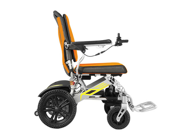 reinforced lightweight folding electric wheelchair ye100 3