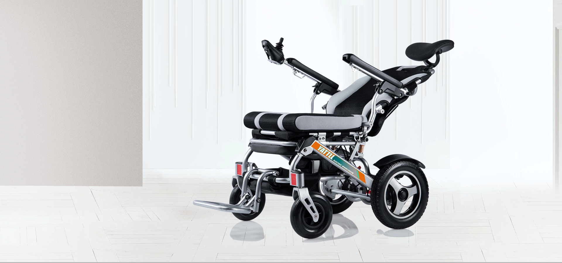 Yattll YE245CR電動車椅子リクライニング車椅子ディスプレイ